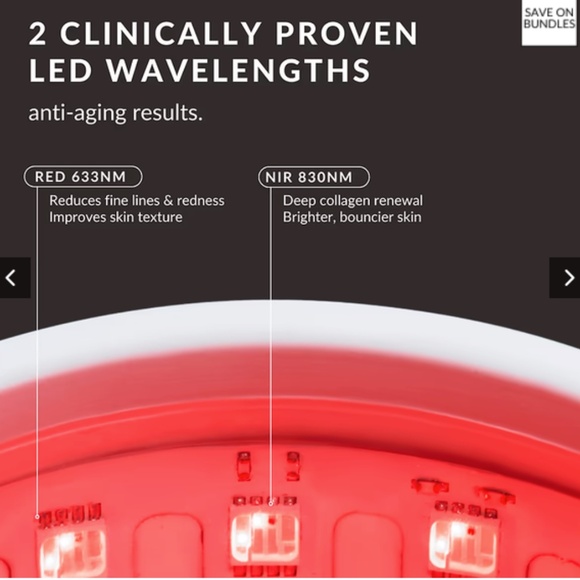 CurrentBODY | Skin L E D Light Therapy Face + Neck Duo Masks - Picture 5 of 16